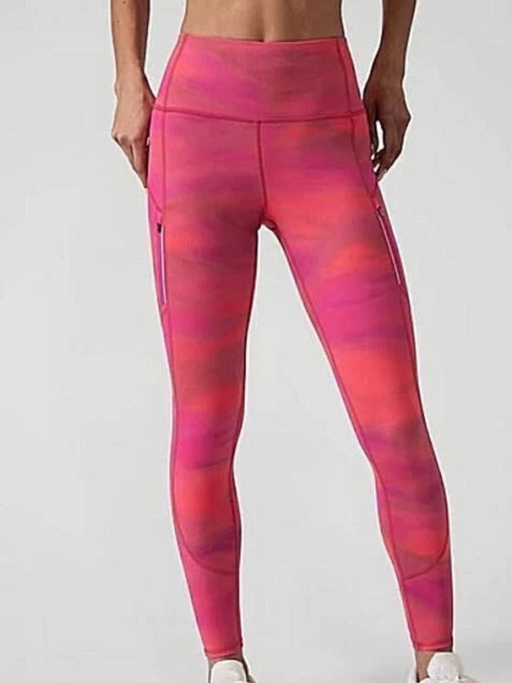 Womens Athleta Rainier Tight color Brilliance Warm Size Medium